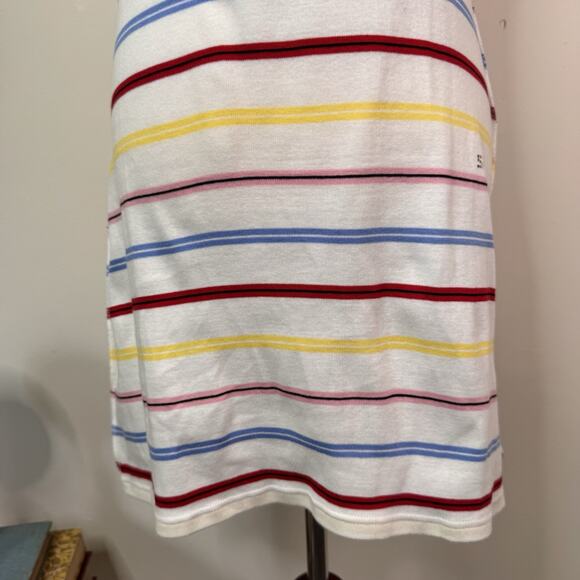 Sonia Rykiel Stripe Cutout Mini Dress 38 NWT French Cool Girl Summer Y2K - Picture 4 of 9